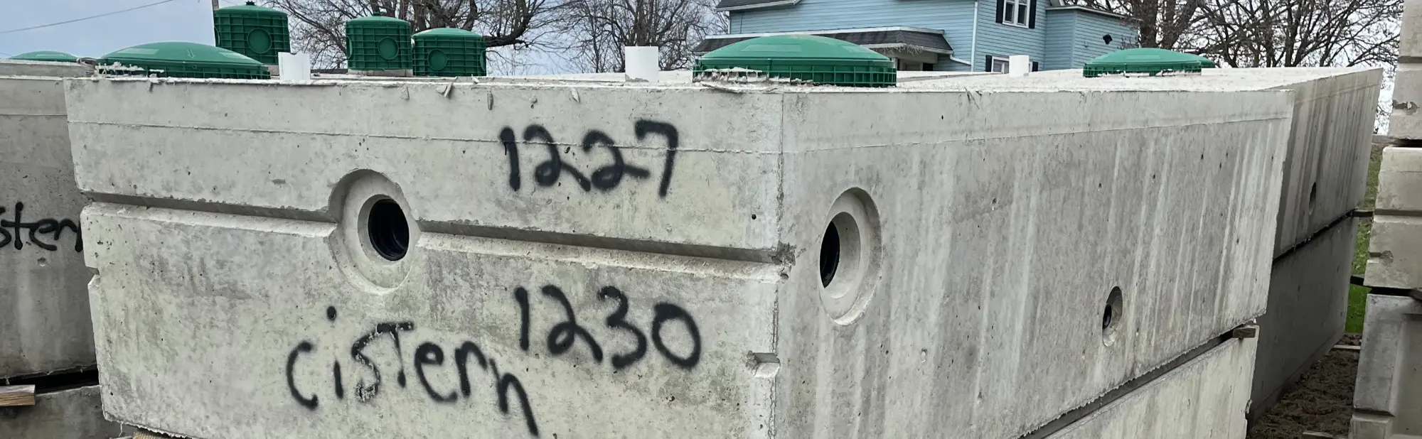concrete cistern